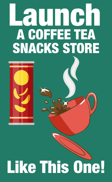 Earn Online With a Coffee Tea Snacks Store Like This Store